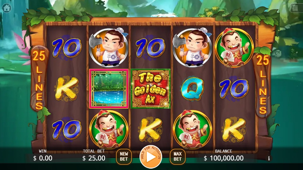 Screenshot of The Golden Ax slot from Ka Gaming