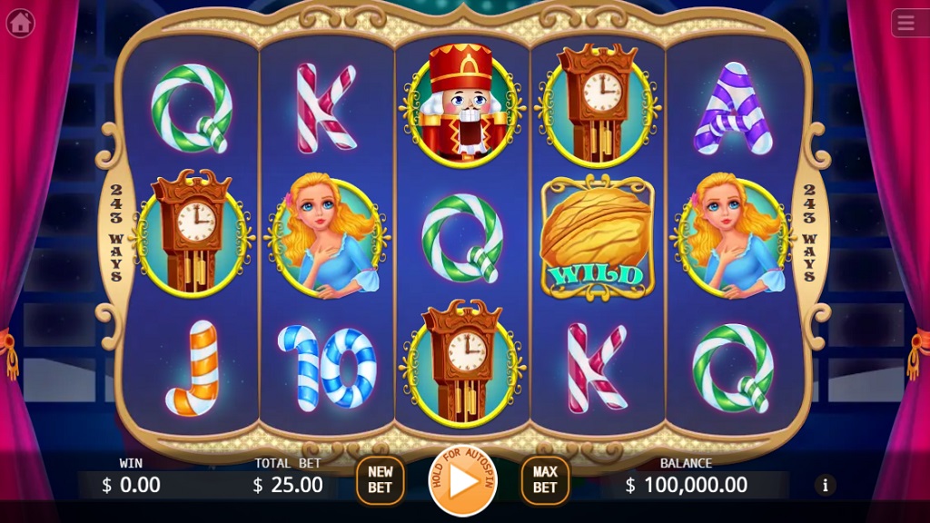 Screenshot of The Nut Cracker slot from Ka Gaming