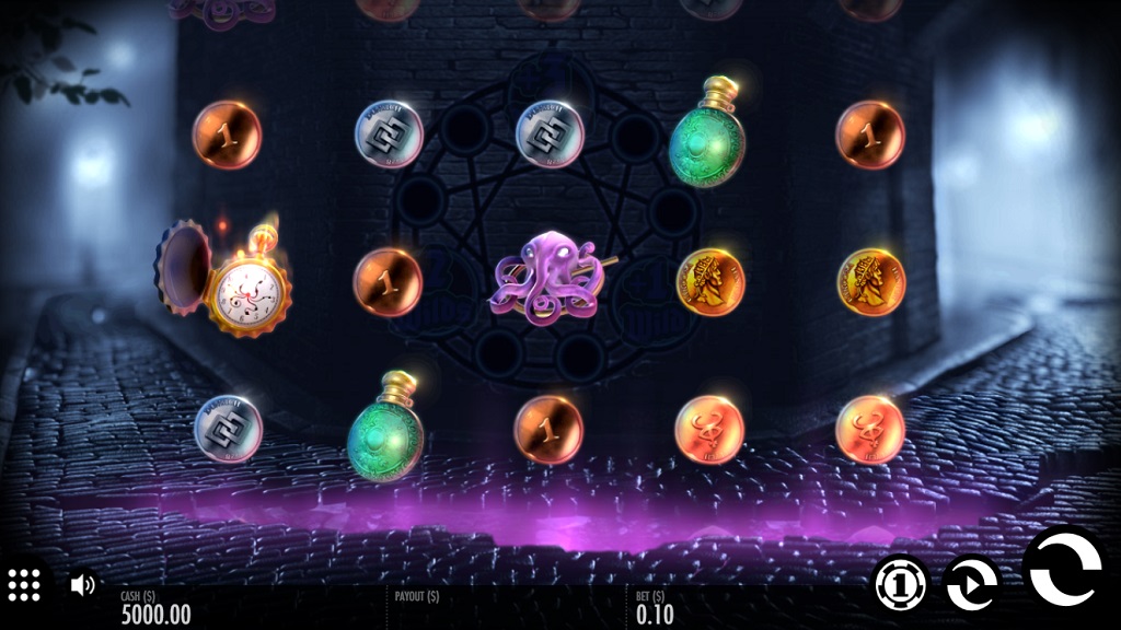 Screenshot of The Rift slot from Thunderkick