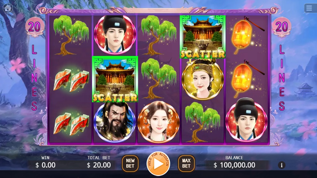 Screenshot of The West Chamber slot from Ka Gaming