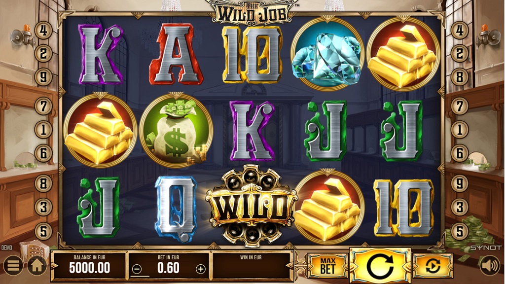 Screenshot of The Wild Job slot from Synot