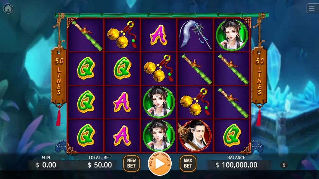 Screenshot of Tomb Heroes slot from Ka Gaming