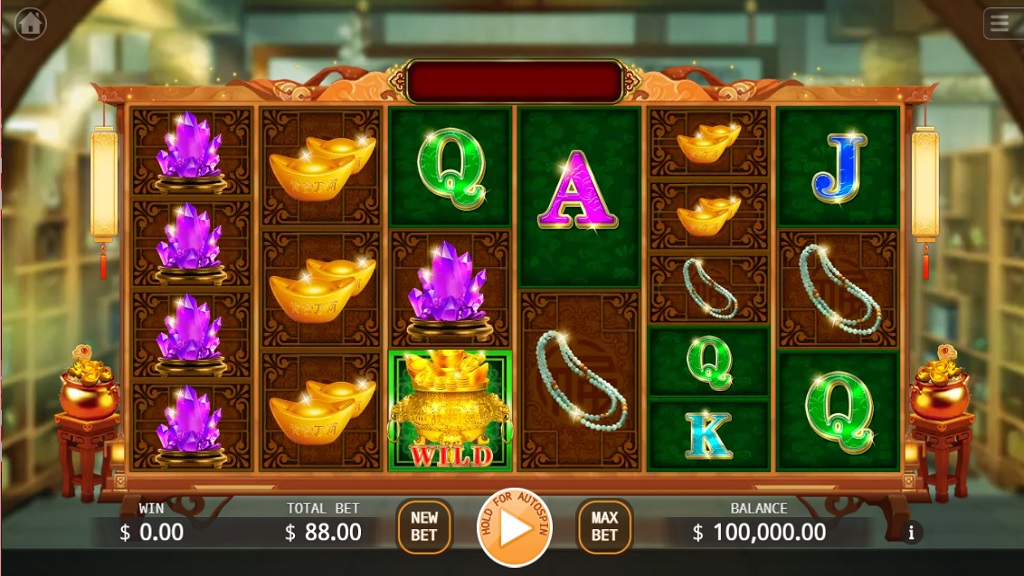 Screenshot of Treasure Bowl Megaways slot from Ka Gaming