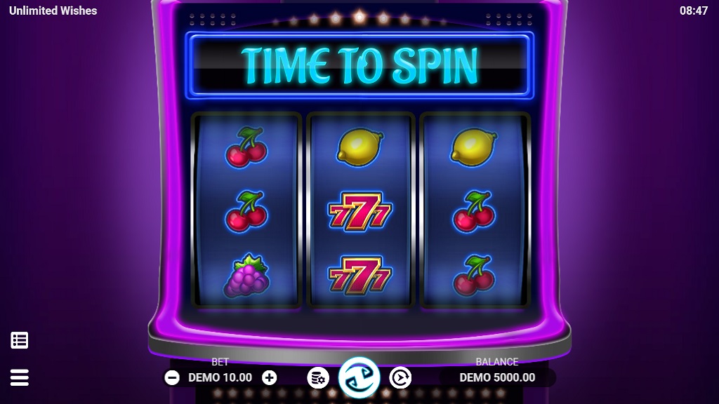 Screenshot of Unlimited Wishes slot from Evoplay Entertainment