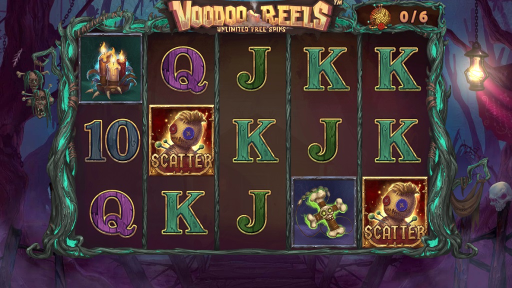 Screenshot of Voodoo Reels slot from StakeLogic