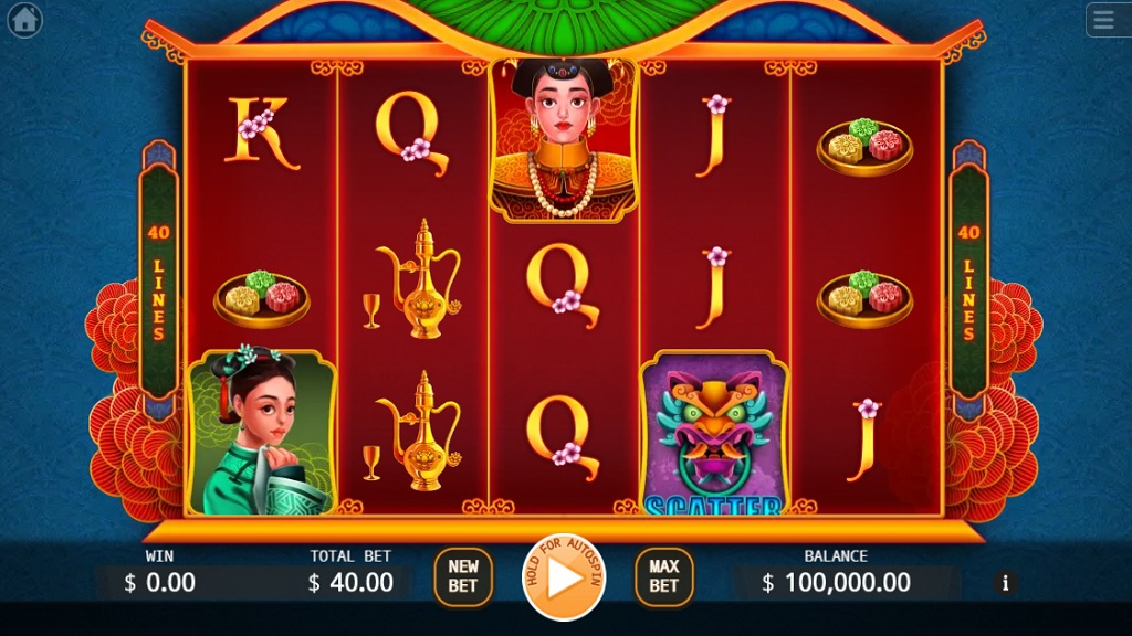 Screenshot of WanFu JinAn slot from Ka Gaming