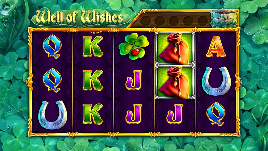 Screenshot of Well of Wishes slot from Red Tiger Gaming
