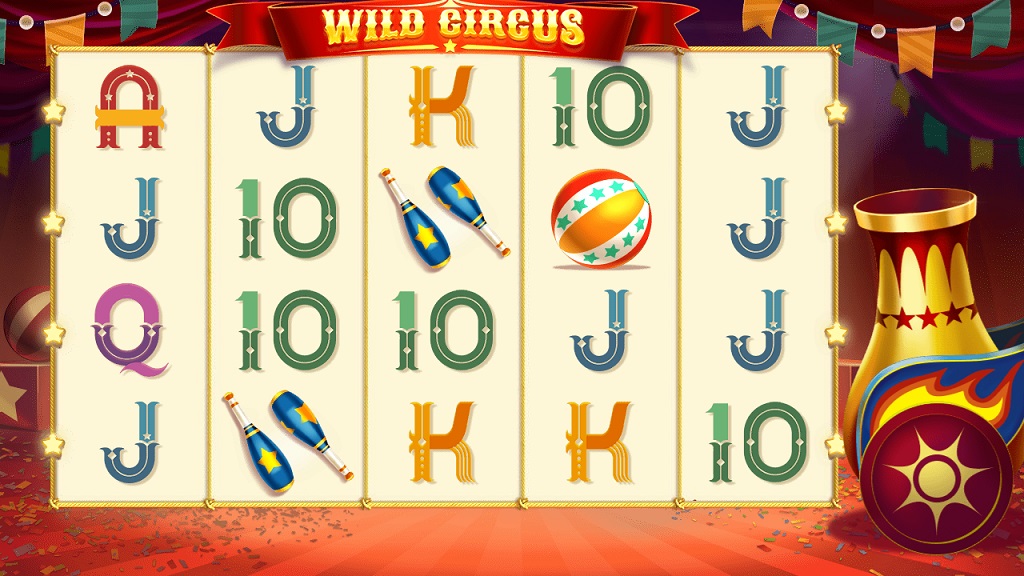 Screenshot of Wild Circus slot from Red Tiger Gaming