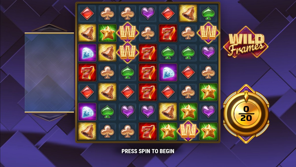 Screenshot of Wild Frames slot from Play’n Go