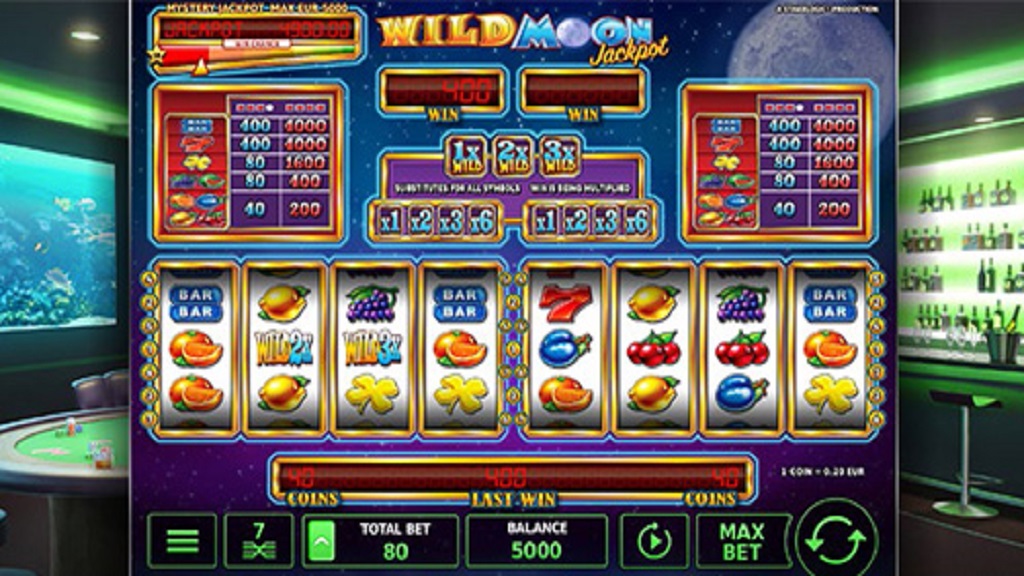 Screenshot of Wild Moon slot from StakeLogic