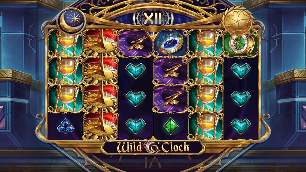 Screenshot of Wild O'Clock slot from Red Tiger Gaming