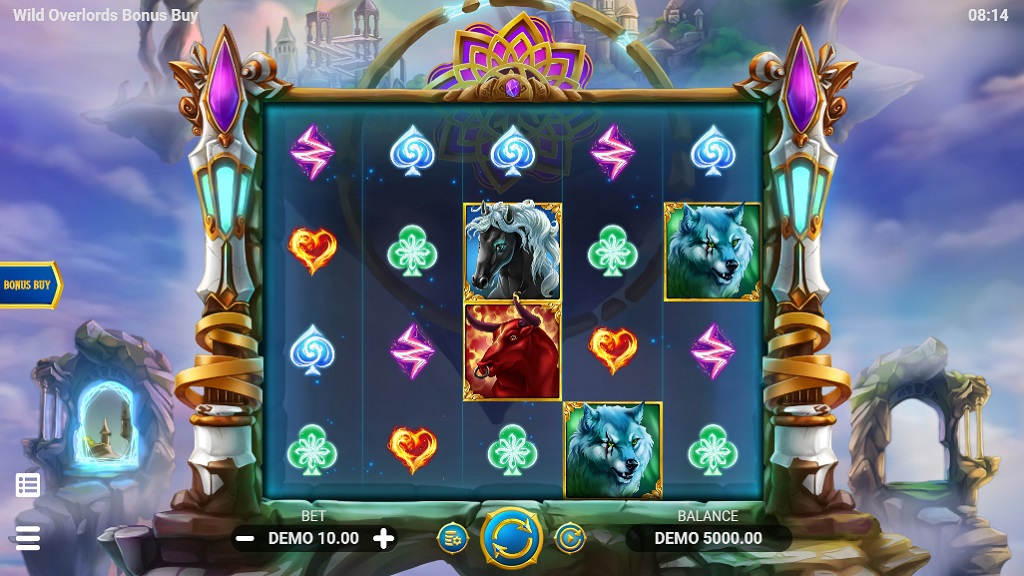 Screenshot of Wild Overlords slot from Evoplay Entertainment