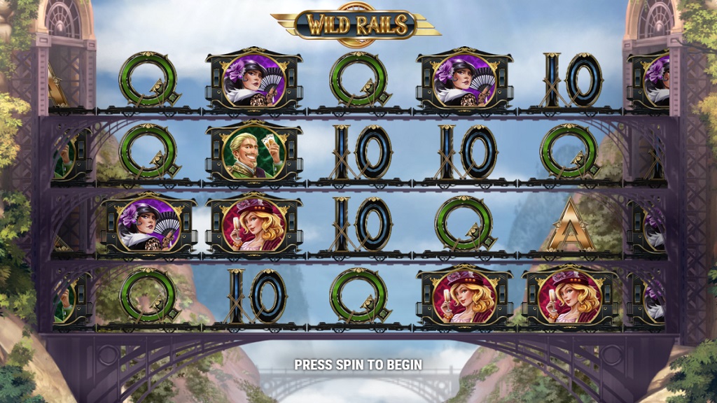 Screenshot of Wild Rails slot from Play’n Go