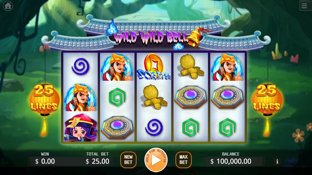 Screenshot of Wild Wild Bell slot from Ka Gaming