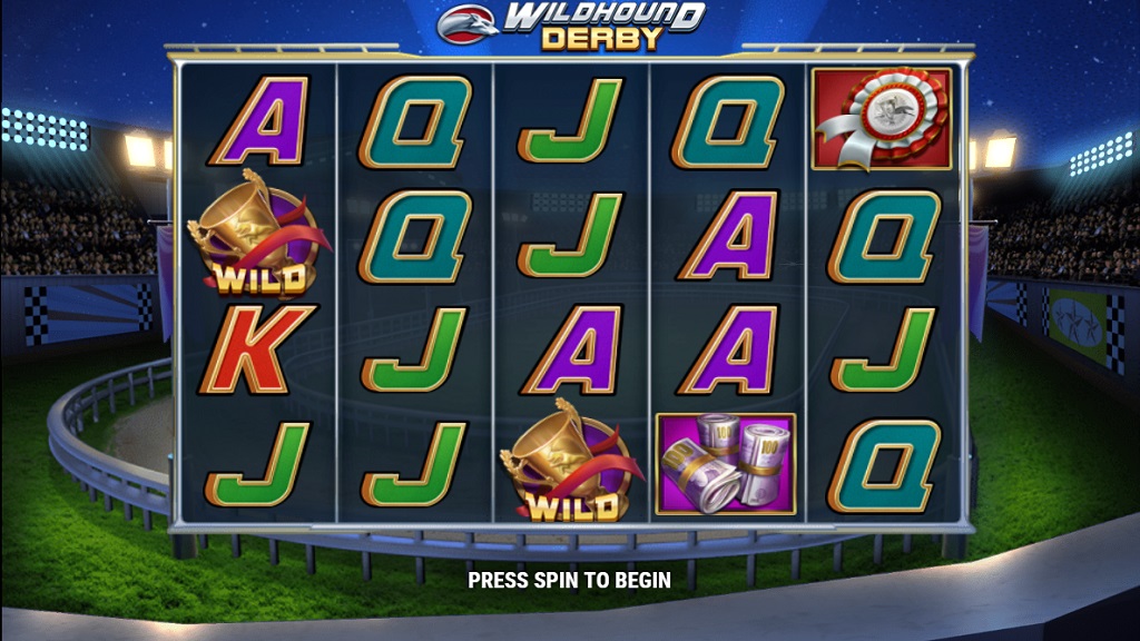 Screenshot of Wildhound Derby slot from Play’n Go
