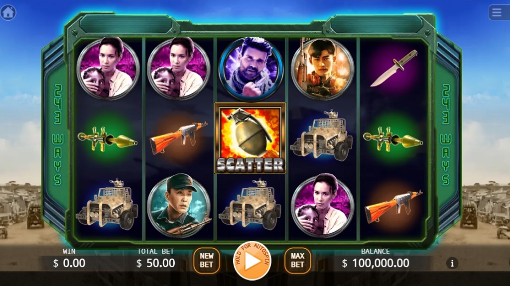 Screenshot of Wolf Warrior slot from Ka Gaming