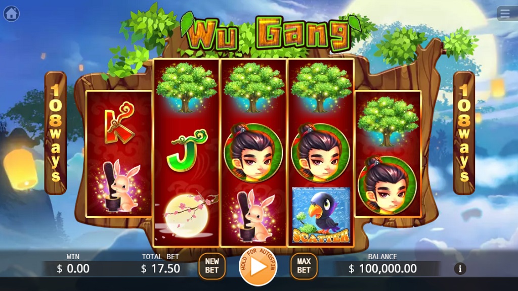 Screenshot of Wu Gang slot from Ka Gaming