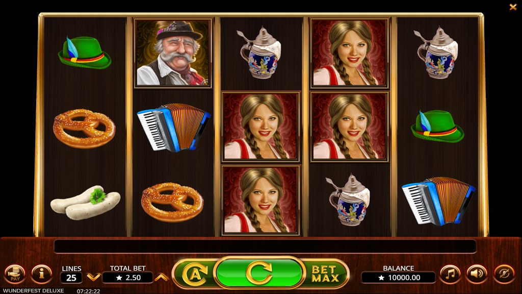 Screenshot of Wunderfest Deluxe slot from Booming Games