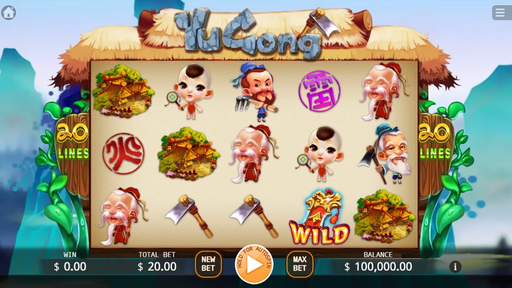 Screenshot of Yu Gong slot from Ka Gaming