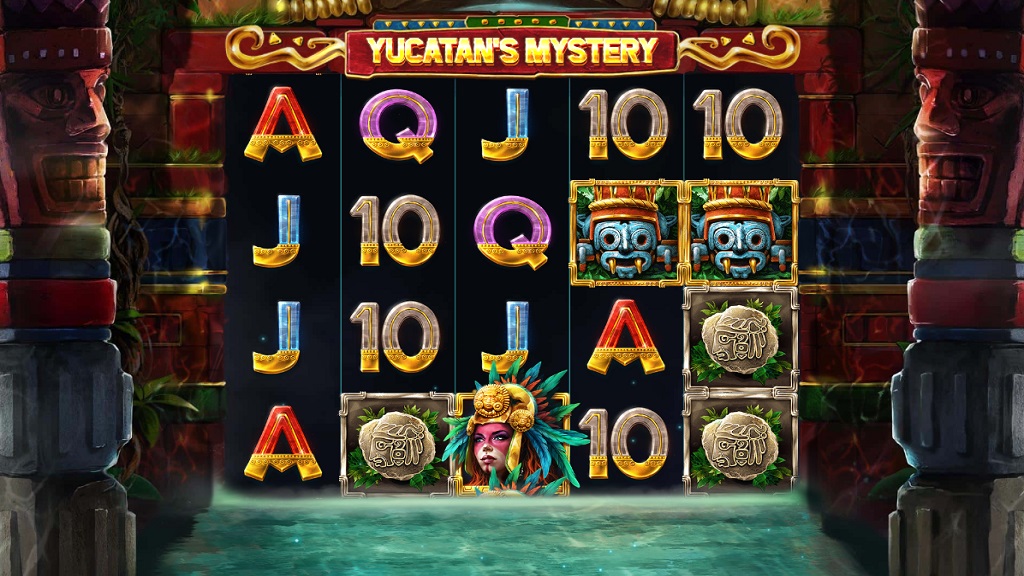 Screenshot of Yucatans Mystery slot from Red Tiger Gaming