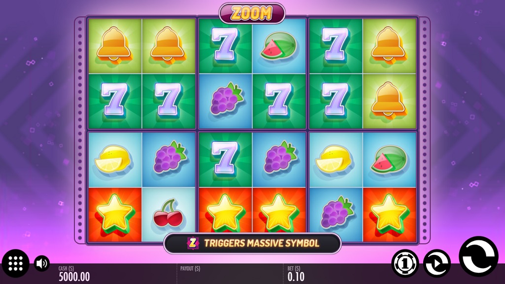 Screenshot of Zoom slot from Thunderkick