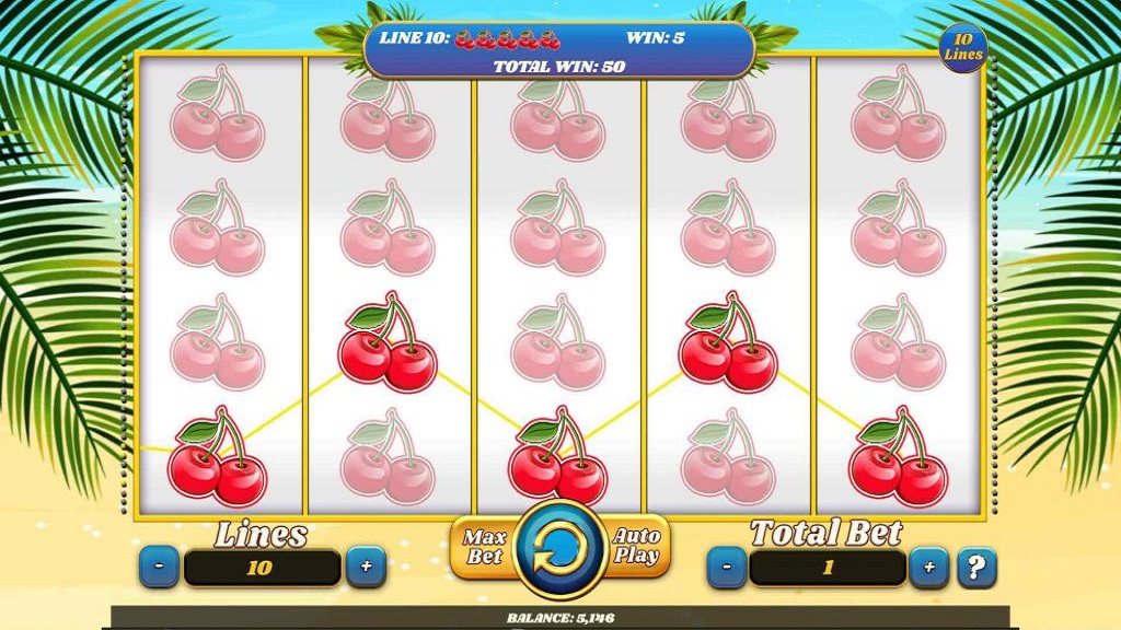 Screenshot of 100 Juicy Fruits slot from Spinmatic