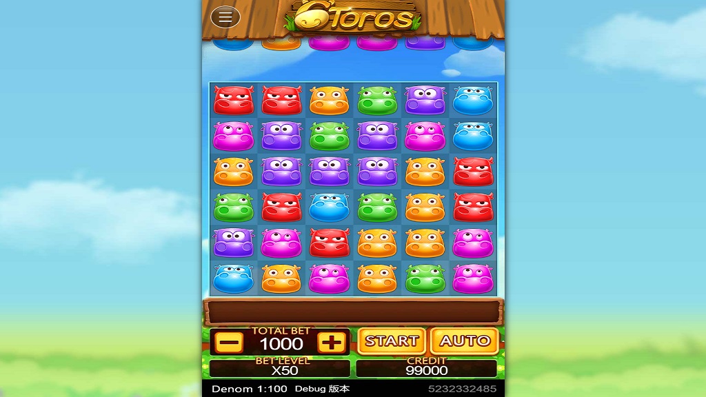 Screenshot of 6 Toros slot from CQ9 Gaming