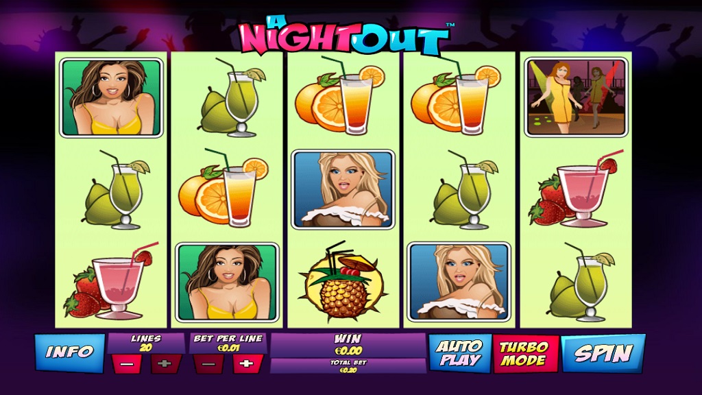 Screenshot of A Night Out slot from Playtech