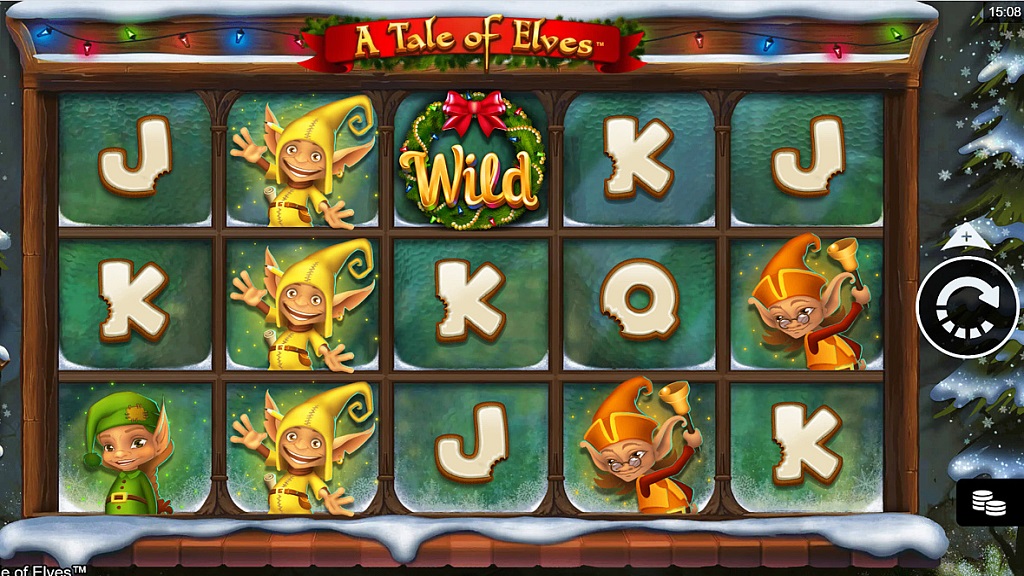 Screenshot of A Tale of Elves slot from Microgaming