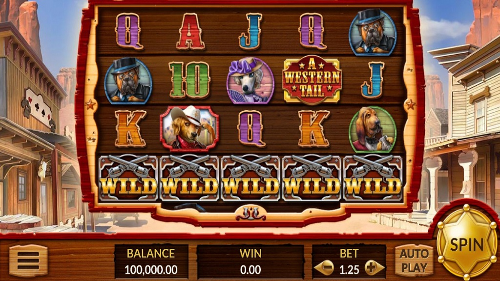 Screenshot of A Western Tail from Microgaming