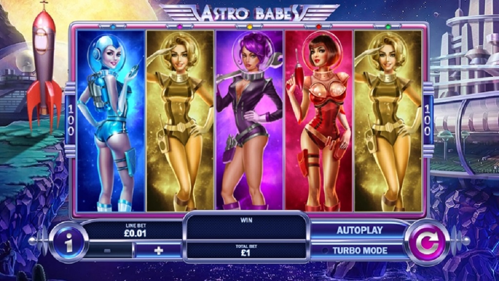 Screenshot of Astro Babes slot from Playtech