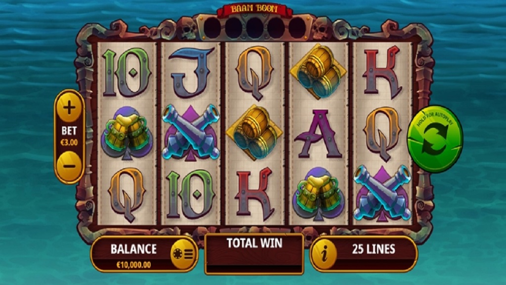 Screenshot of Baam Boom slot from Playtech