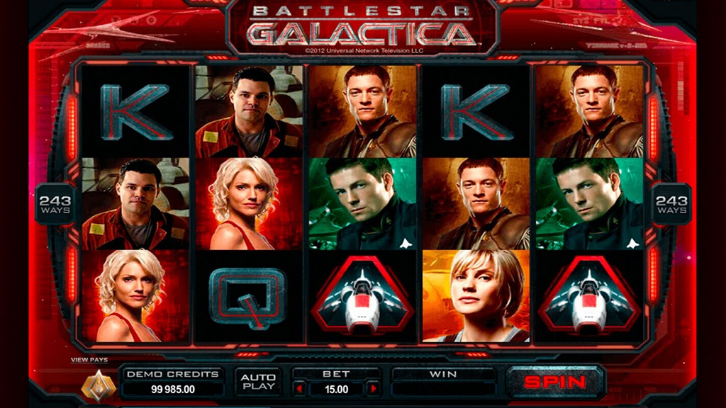 Screenshot of Battlestar Galactica from Microgaming