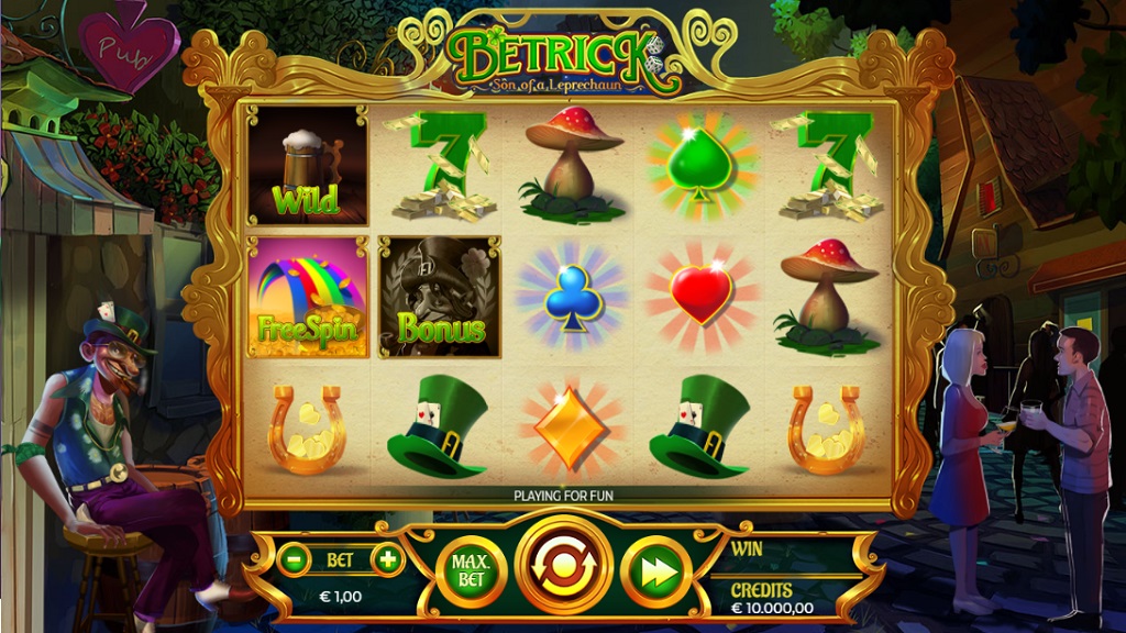 Screenshot of Betrick slot from Spinmatic