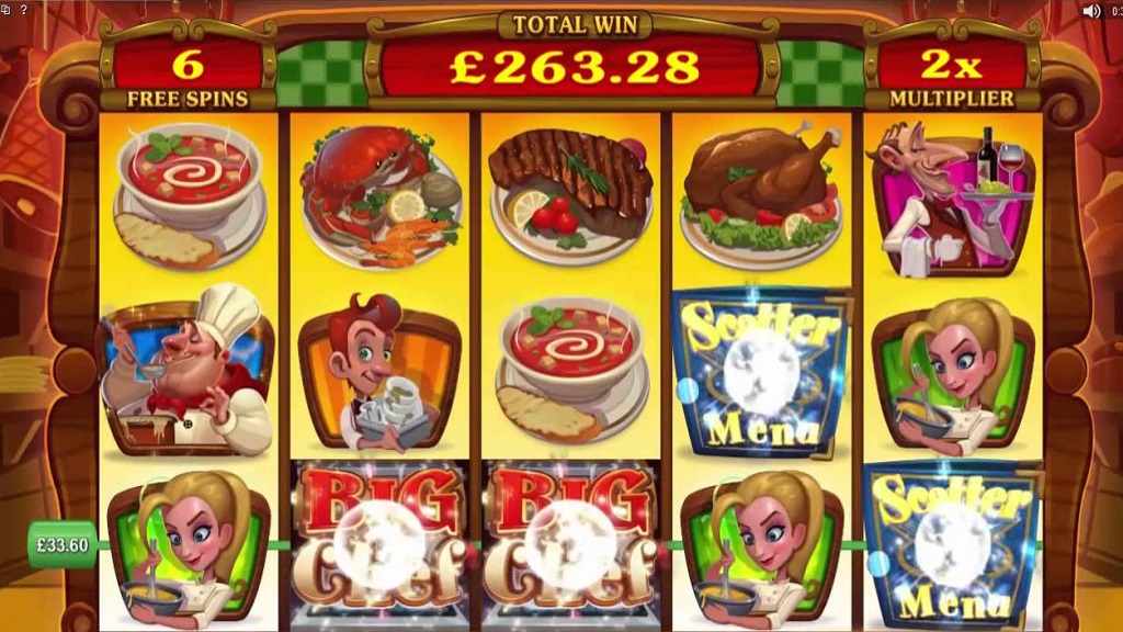 Screenshot of Big Chef from Microgaming