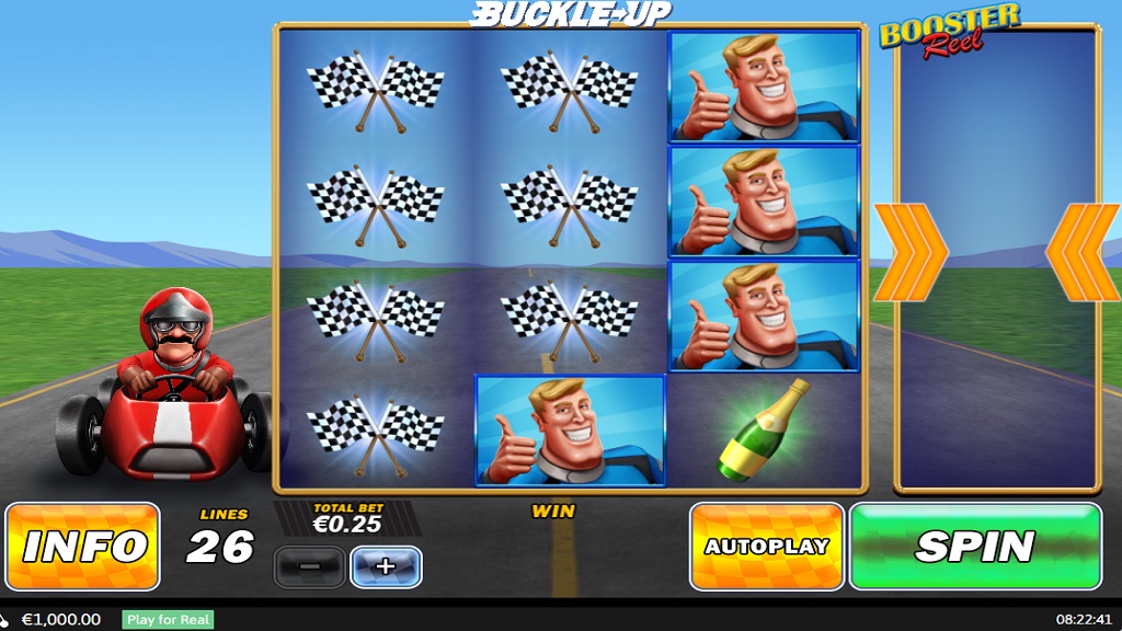 Screenshot of Buckle Up slot from Playtech