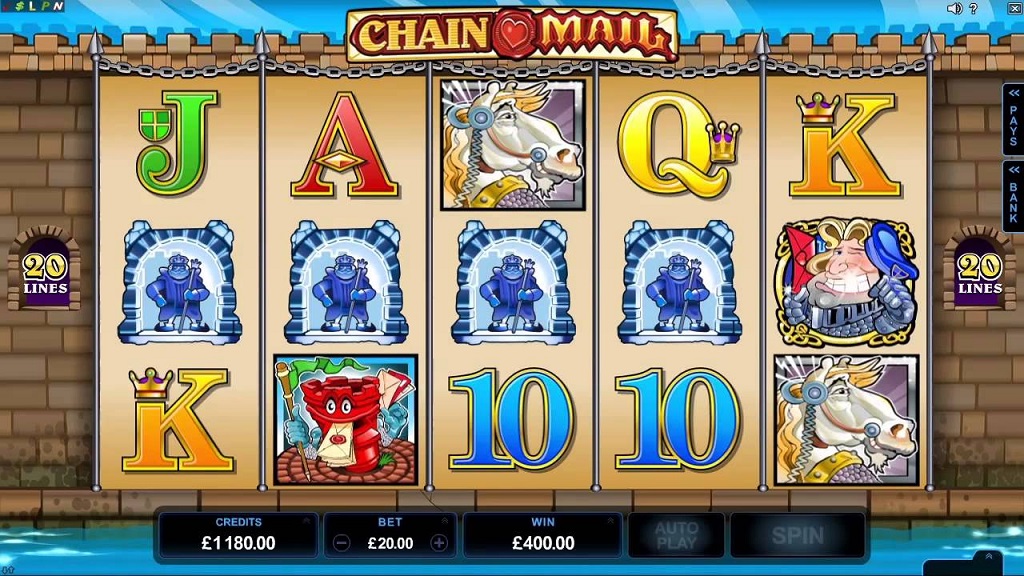 Screenshot of Chain Mail from Microgaming