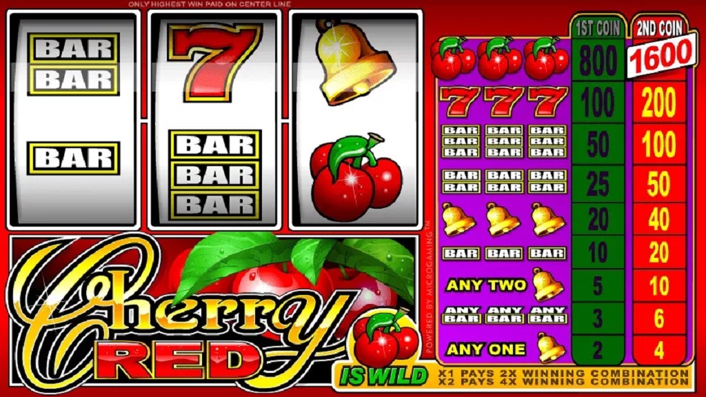 Screenshot of Cherry Red from Microgaming