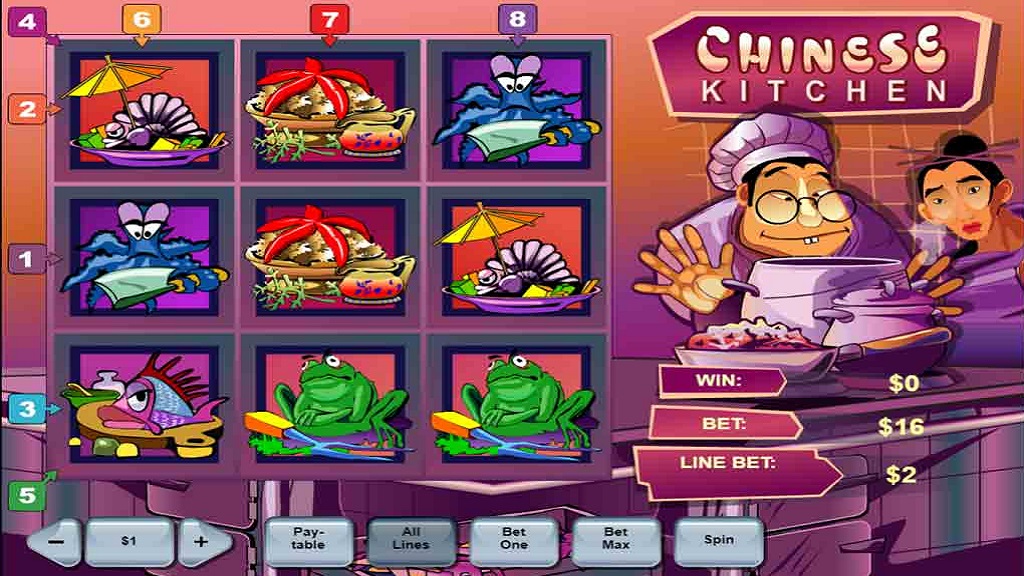 Screenshot of Chinese Kitchen slot from Playtech