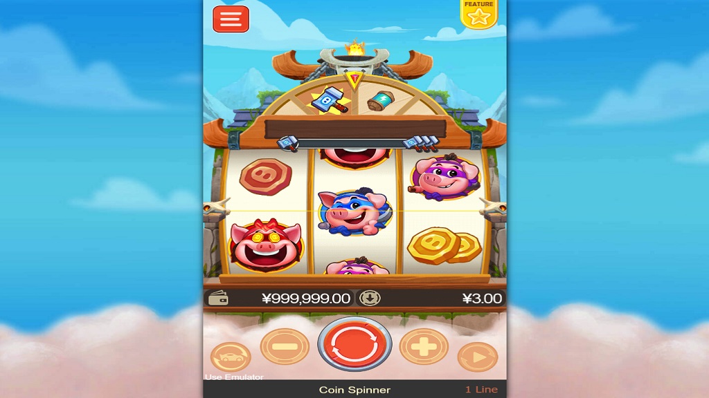 Screenshot of Coin Spinner slot from CQ9 Gaming