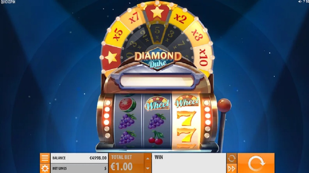 Screenshot of Diamond Duke slot from Quickspin