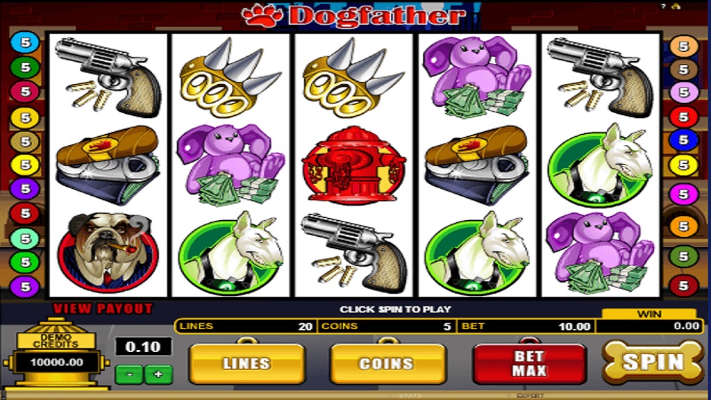 Screenshot of Dogfather from Microgaming