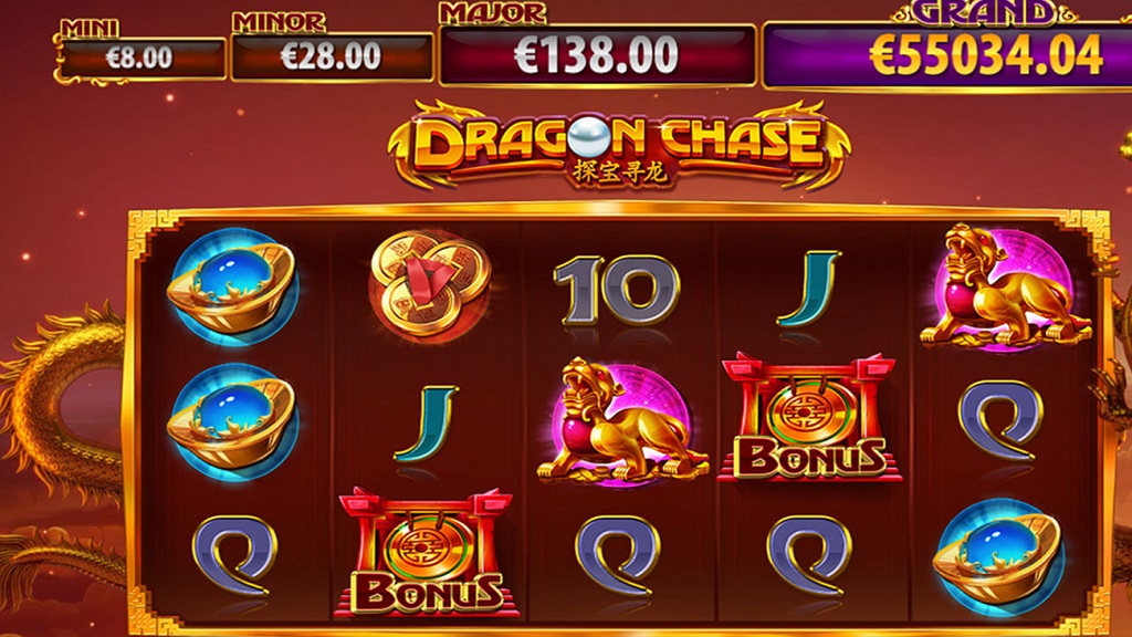 Screenshot of Dragon Chase slot from Quickspin