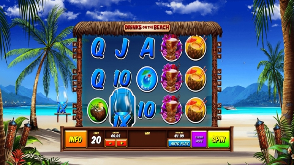 Screenshot of Drinks on the Beach slot from Playtech