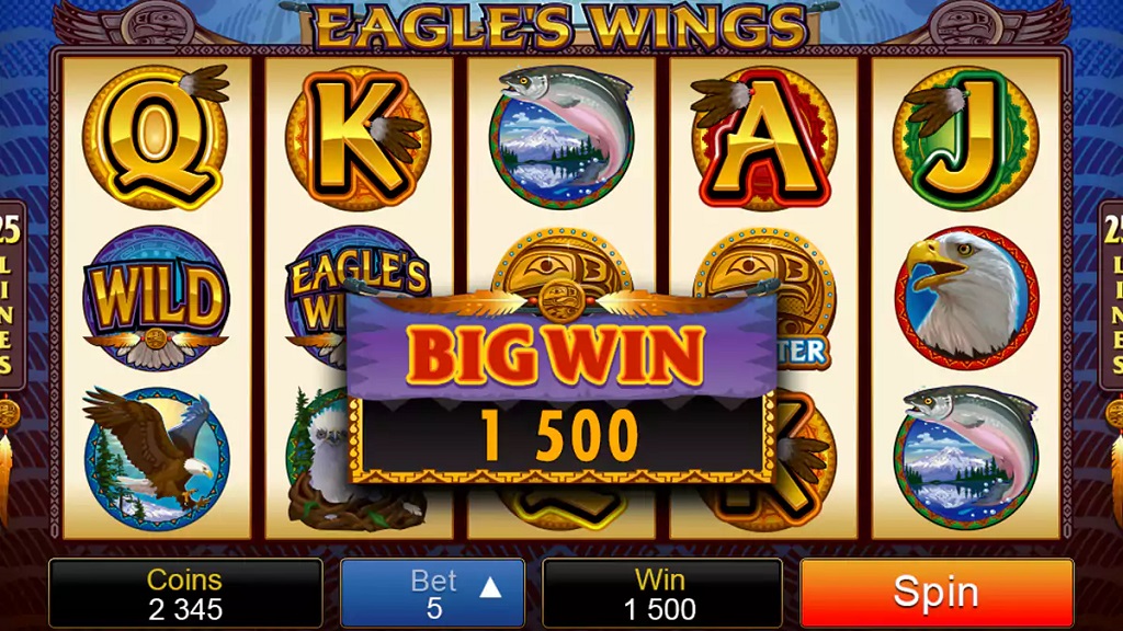 Screenshot of Eagle's Wings from Microgaming