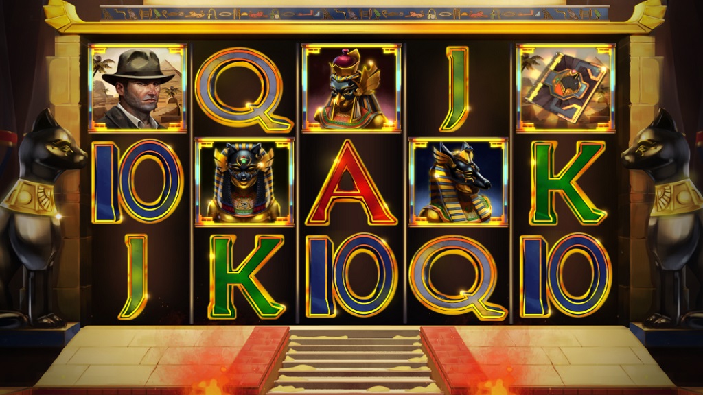 Screenshot of Ed Jones and Book of Bastet slot from Spinmatic