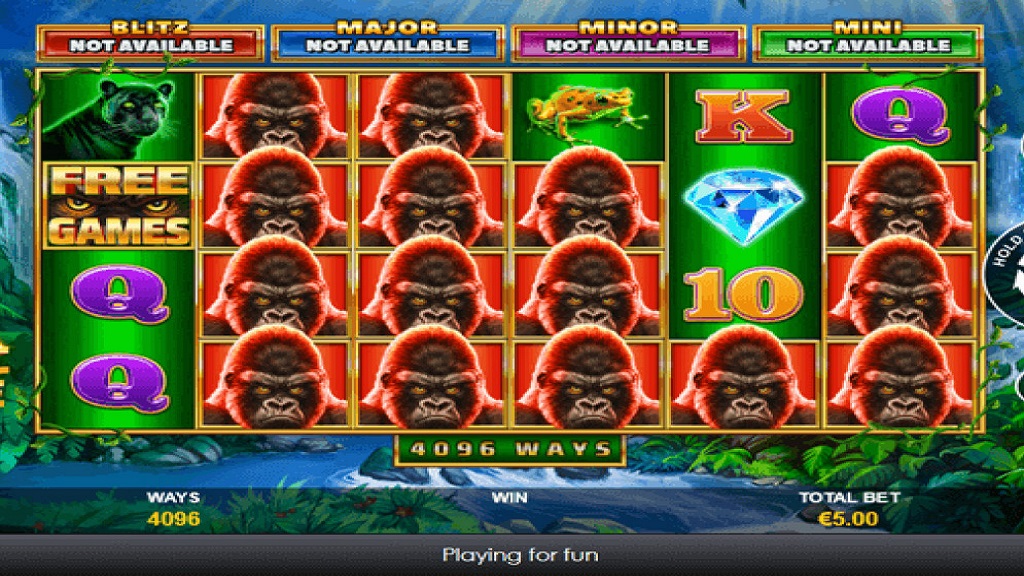 Screenshot of Epic Ape 2 slot from Playtech