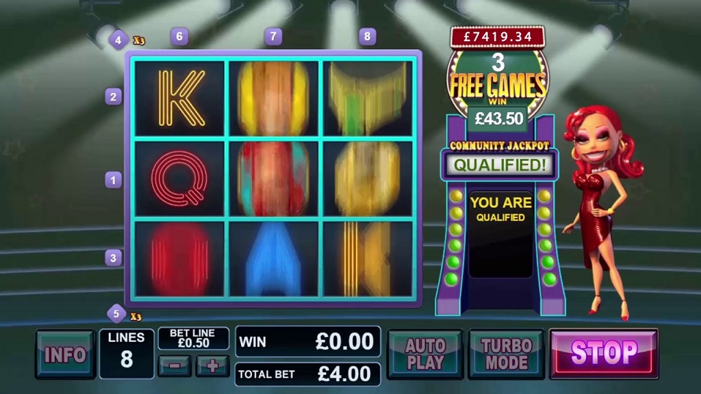 Screenshot of Everybodys Jackpot slot from Playtech