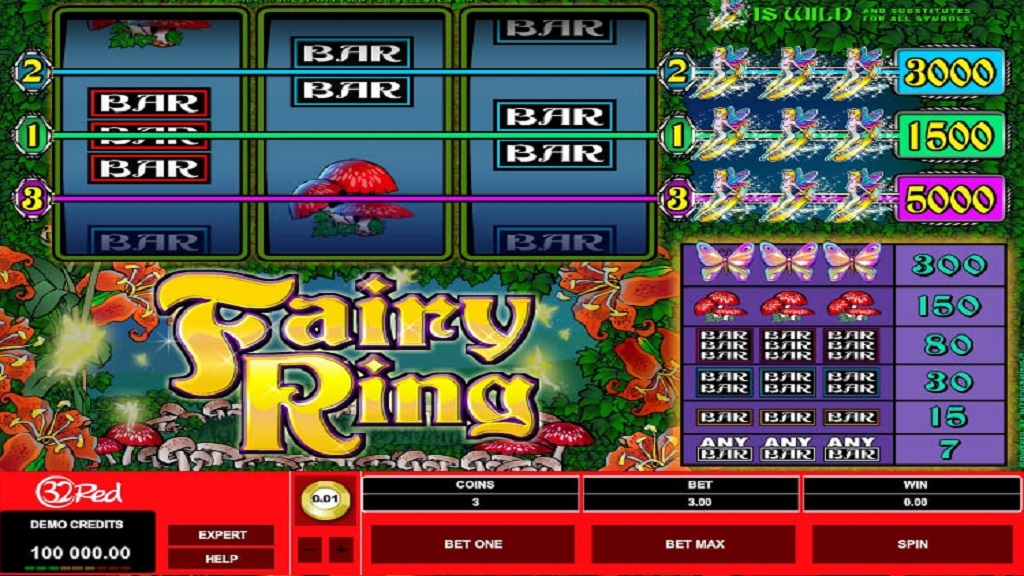 Screenshot of Fairy Ring from Microgaming