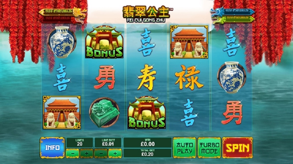 Screenshot of Fei Cui Gong Zhu slot from Playtech